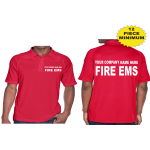 Custom Fire EMS Tactical Performance Polo